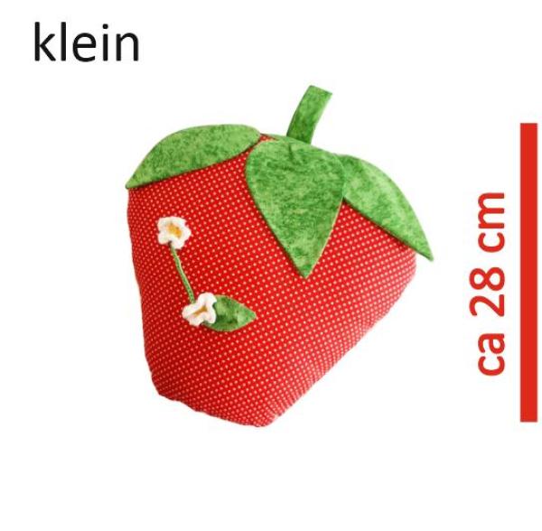 Erbeerlinchen Kissen - mit mass